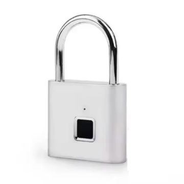 Locstar C85 Smart Fingerprint Rechargeable Padlock - Matte Black - 1