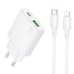 BOROFONE BN24 PD 20W USB Type-C Charger with 1m Cable Set EU Plug - 1