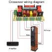 RCEDA-402A 4-Way Speaker Crossover Divider - High, Medium, Low - 6