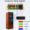 Home Cinema Speaker Crossover 3-Way Audio Divider - 7