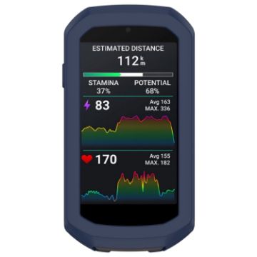 Garmin Edge 1050 Half Pack Silicone Case - Midnight Blue - 1
