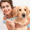 2pcs Cats And Dogs Silicone Toothbrush Set - Green - 7