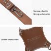Cwatcun H90 Dual Camera Leather Strap - Brown - 8