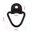 10pcs Trailer ATV Bolt-on Hook Cargo Tie-down Ring Set - 3