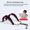 Adjustable Leather Saxophone Double-Shoulder Strap for Tenor Alto Sax (Black) - 5