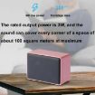 FT-M9 Outdoor Portable FM Radio Bluetooth Wireless Speaker (Pink) - 6