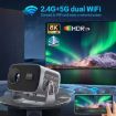 4K Smart Android Portable Projector EU Plug - 7
