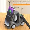 T20S 3-In-1 15W Small Forklift Wireless Charger - Yellow - 8