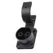 Electric Vehicle Charging Pile Wire Fixing Bracket - Black - 1