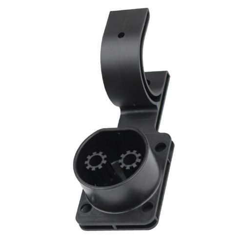 Electric Vehicle Charging Pile Wire Fixing Bracket - Black - 1
