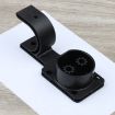 Electric Vehicle Charging Pile Wire Fixing Bracket - Black - 4
