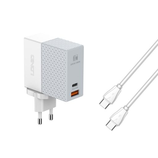 LDNIO A2620C PD3.0 65W USB Power Adapter with Type-C Cable - 1