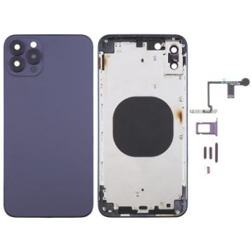 Purple Back Cover for iPhone XS Max - iP14 Pro Max Appearance - 1