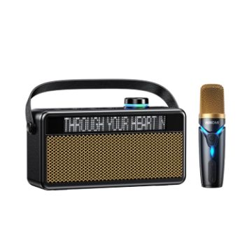 WK Beluga D17 Lyrics Bluetooth Speaker - Black - 1