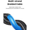 USAMS SJ740 Type-C Fast Charging Cable 1.2m 72W - Titanium Gray - 5