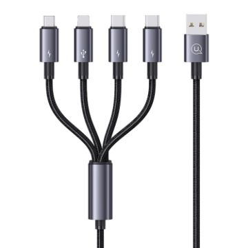 USAMS SJ739 Type-C Fast Charging Cable - Titanium Gray - 1