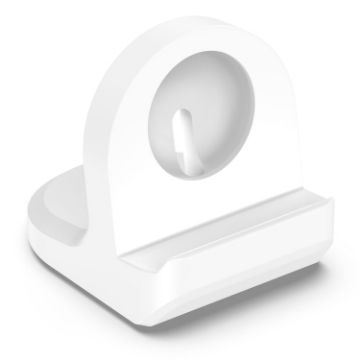 Google Pixel Watch 3 Silicone Charging Holder - White - 1