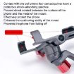 PROMEND Aluminum Cell Phone Holder for Motorcycle, Adjustable Angle, Silver - 9