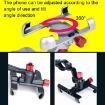 PROMEND Aluminum Cell Phone Holder Motorcycle Navigation Support - 6