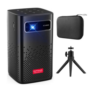 TOUMEI C900 Outdoor Portable 4K HD Projector EU Plug (Black) - 1