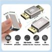 8K Ultra DP Male to Female Adapter - High Quality DisplayPort Adapter - 2