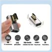 8K Displayport Adapter Converter - Male to Female Displayport Adapter - 2