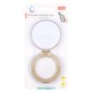 Gold Magnetic Folding Phone Ring Holder with Mirror - 5
