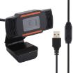 1080P HD Computer Camera with Microphone USB Web Cam - Black - 1