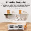 Android 4K HD Portable Mini Projector - Smart Home Theater - 7