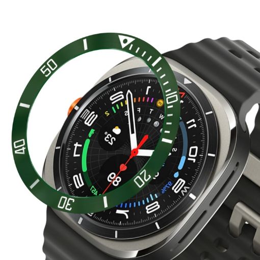 Samsung Galaxy Watch Ultra 47mm Style B Stainless Steel Bezel Ring Cover - 1
