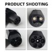 TYPE2 Tesla New Energy Vehicle Charging Pile Adapter - Black - 6