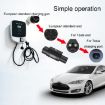 TYPE2 Tesla New Energy Vehicle Charging Pile Adapter - Black - 8