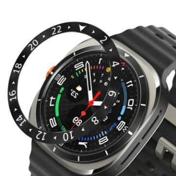 Samsung Galaxy Watch Ultra 47mm Style C Stainless Steel Bezel Ring Cover - 1