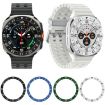 Samsung Galaxy Watch Ultra 47mm Style C Stainless Steel Bezel Ring Cover - 3