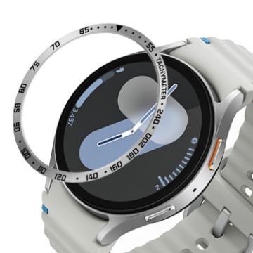 Samsung Galaxy Watch 7 44mm Style E Stainless Steel Bezel Ring Cover - 1