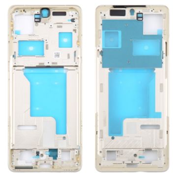 Motorola Moto X50 Ultra Front Housing LCD Frame Bezel Plate - Gold - 1