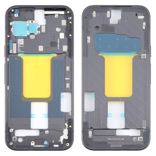 Google Pixel 9 Front Housing LCD Frame Bezel Plate - Black - 1
