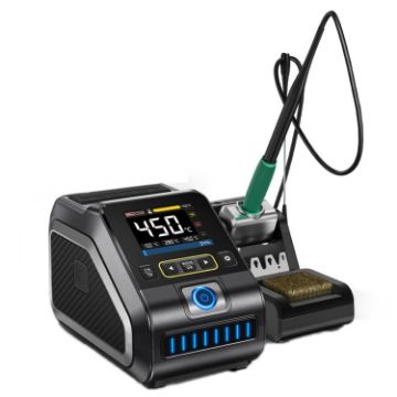 FNIRSI 200W Electric Soldering Iron Station EU Plug F210 K Head - 1