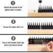 20pcs/Box 30cm 3 Rows Spikes Plastic Bird Repellent Spikes - Black - 5