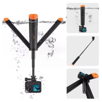 TELESIN 61cm Underwater Buoyancy Bar Selfie Stick Tripod for GoPro - 1