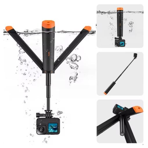 TELESIN 61cm Underwater Buoyancy Bar Selfie Stick Tripod for GoPro - 1