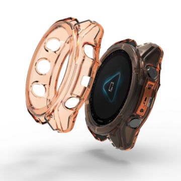 Garmin Fenix 8 AMOLED 47mm Protective Case - Transparent Orange - 1