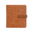 3" 288-Photo Cotton Linen Album - Orange - 1