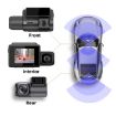 3 Channel Car Recorder 4K UHD Front+1080P Inside+2K Rear Dash Cam - 9