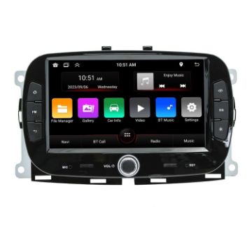 FIAT 500 Car Android Navigation Bluetooth FM Radio - 1