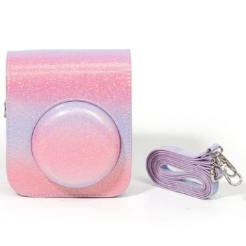 Colorful Starry Sky Camera Bag for Fujifilm Instax Mini 12 - Pink Purple - 1