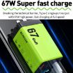 WK WP-U157 67W USB-C/Type-Cx2 Fast Charger - UK Plug Yellow - 6