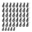 Holiday Lights Hanger Hooks - 45pcs/Box - Black - 1