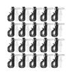 Holiday Lights Hanger Hooks - 20pcs/Box - Black - 1