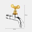 Outdoor Anti-theft Faucet with Lock - 4 Minute Faucet - 2